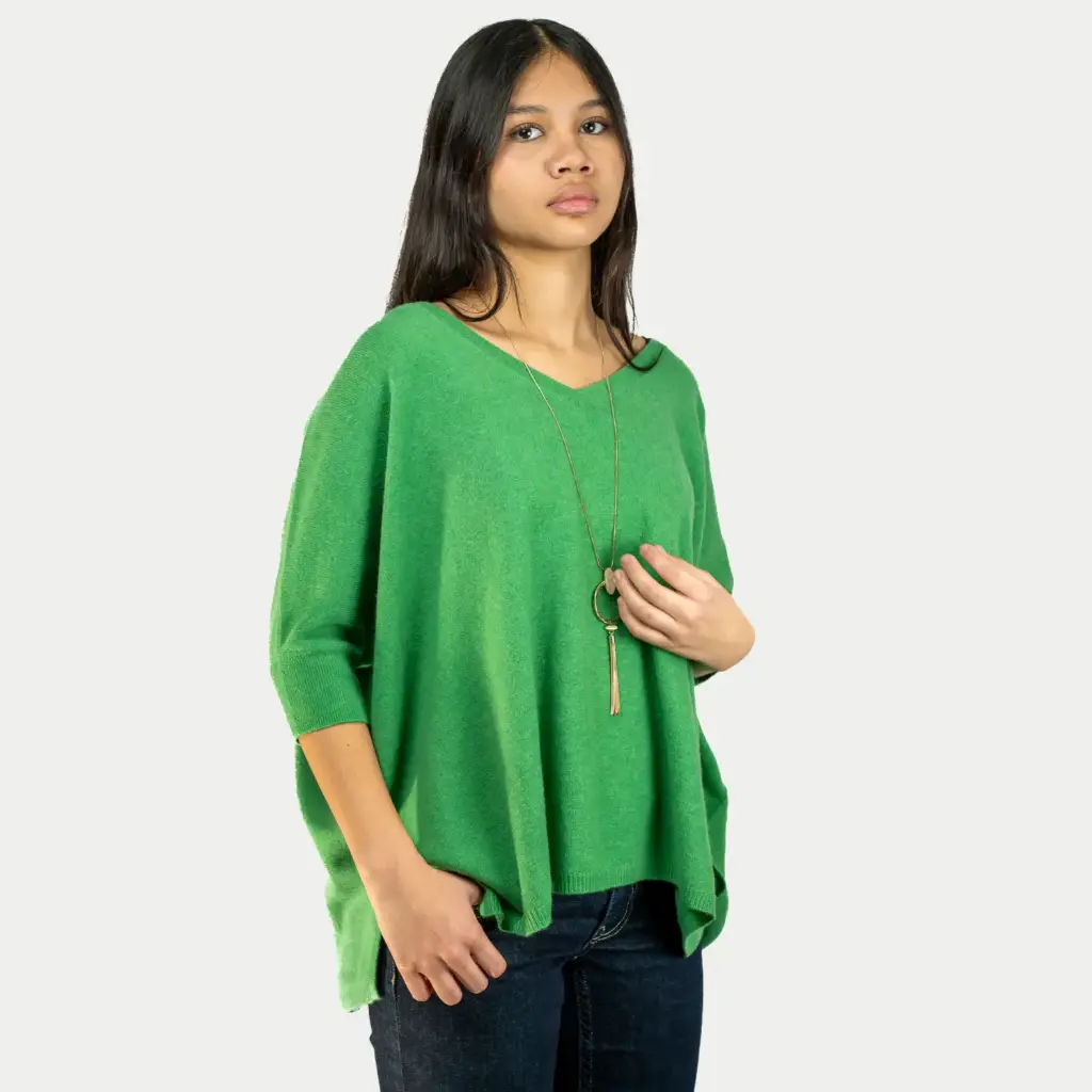 Pull ample manches chauve-souris