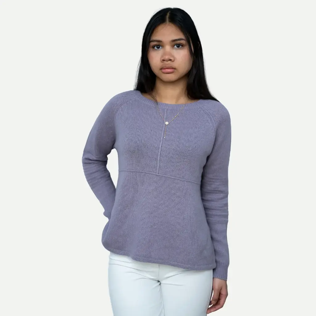 Pull cachemire col rond 7G 